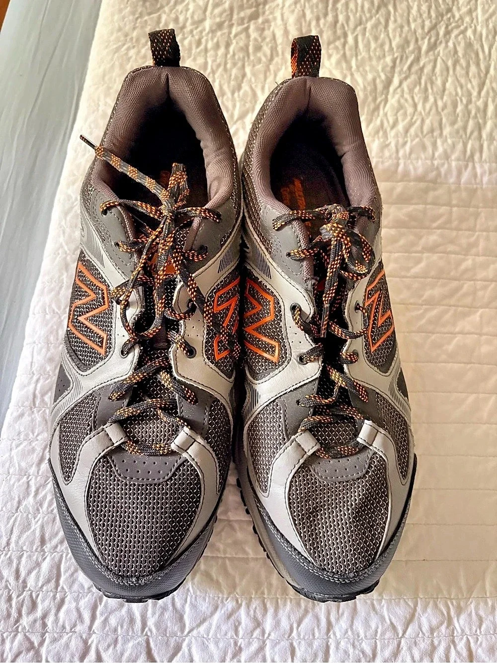 New Balance Shoes Men’s All Terrain 481v3 Trail Runnig Gray Orange Size 13
